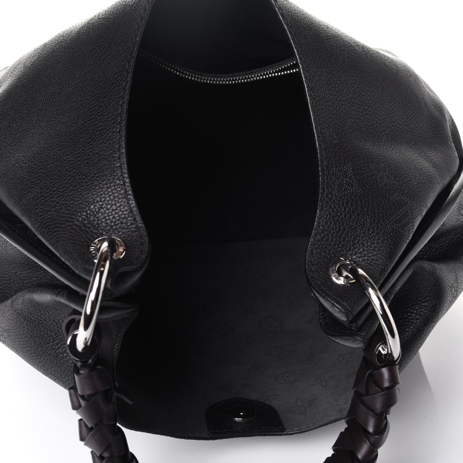 Louis Vuitton Mahina Carmel Hobo Black 4 of 9
