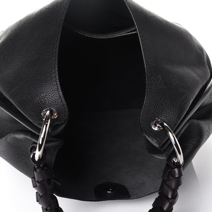 Louis Vuitton Mahina Carmel Hobo Black 4 of 9