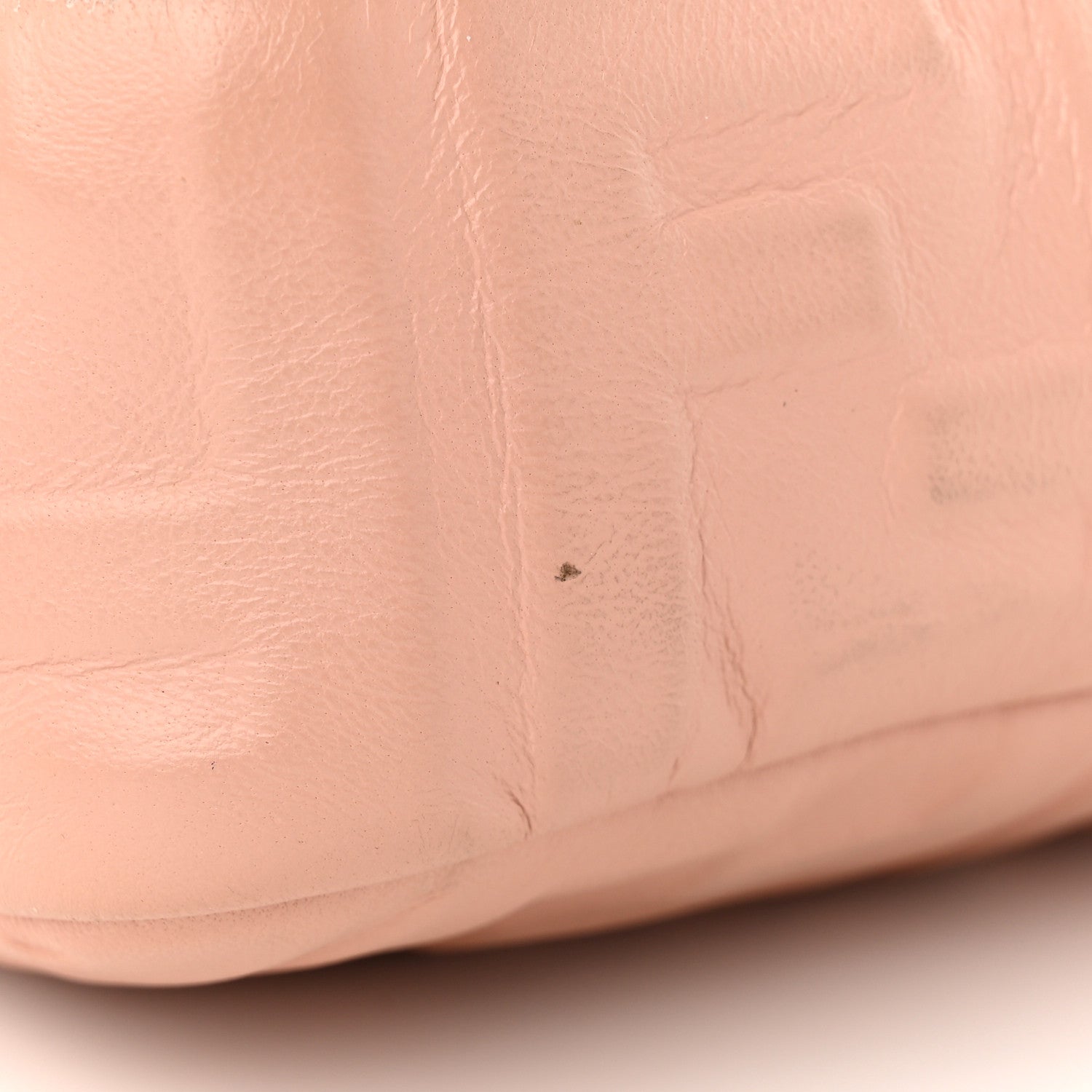 Fendi Nappa FF 1974 Embossed Baguette Rosa Bourbon 11 of 13