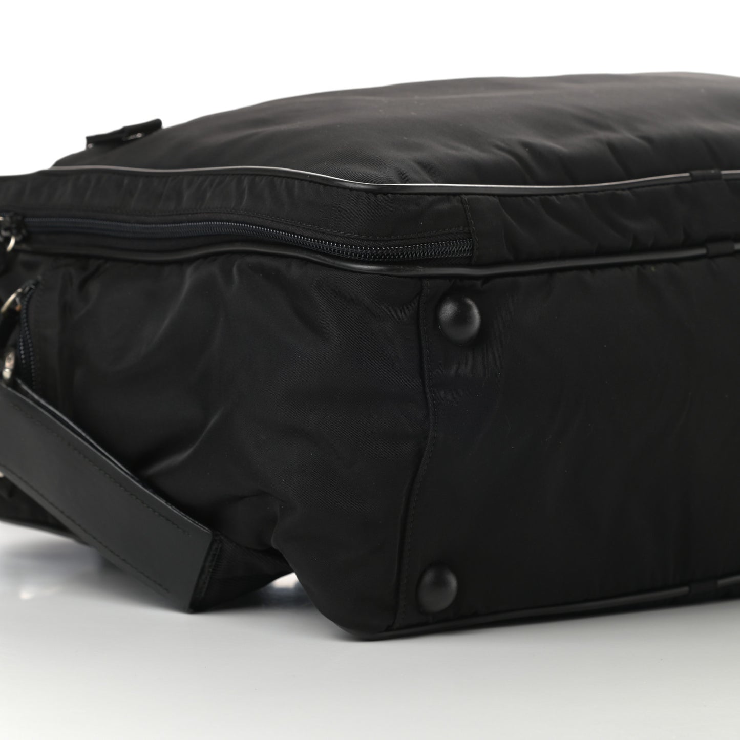 Tessuto Nylon Travel Briefcase Black