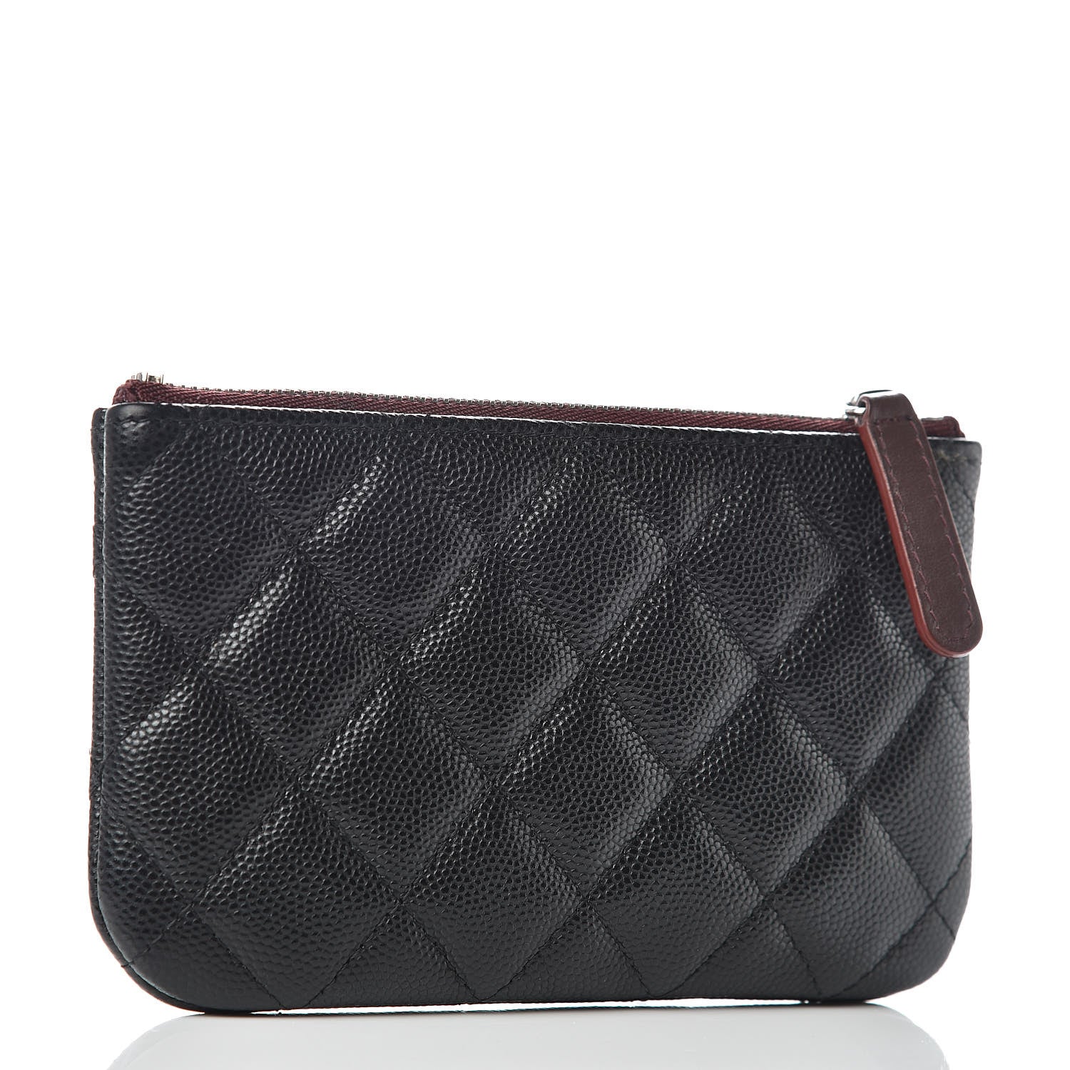 Chanel Caviar Quilted Small Cosmetic Case Black 3 of 8