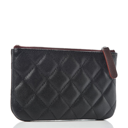 Chanel Caviar Quilted Small Cosmetic Case Black 3 of 8