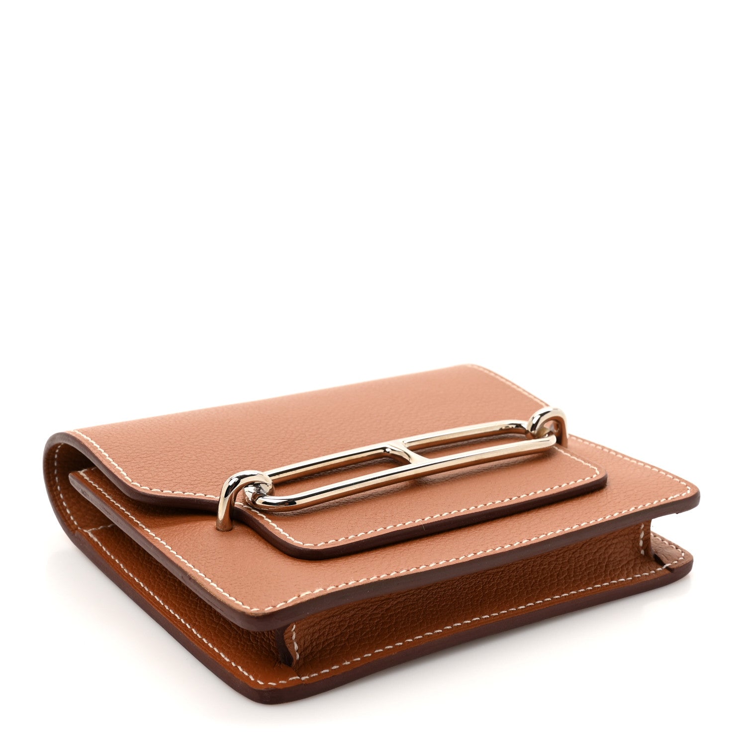 Hermes Evercolor Roulis Slim Wallet Gold 5 of 11