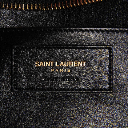 Saint Laurent Calfskin Small Monogram Cabas Black 7 of 9