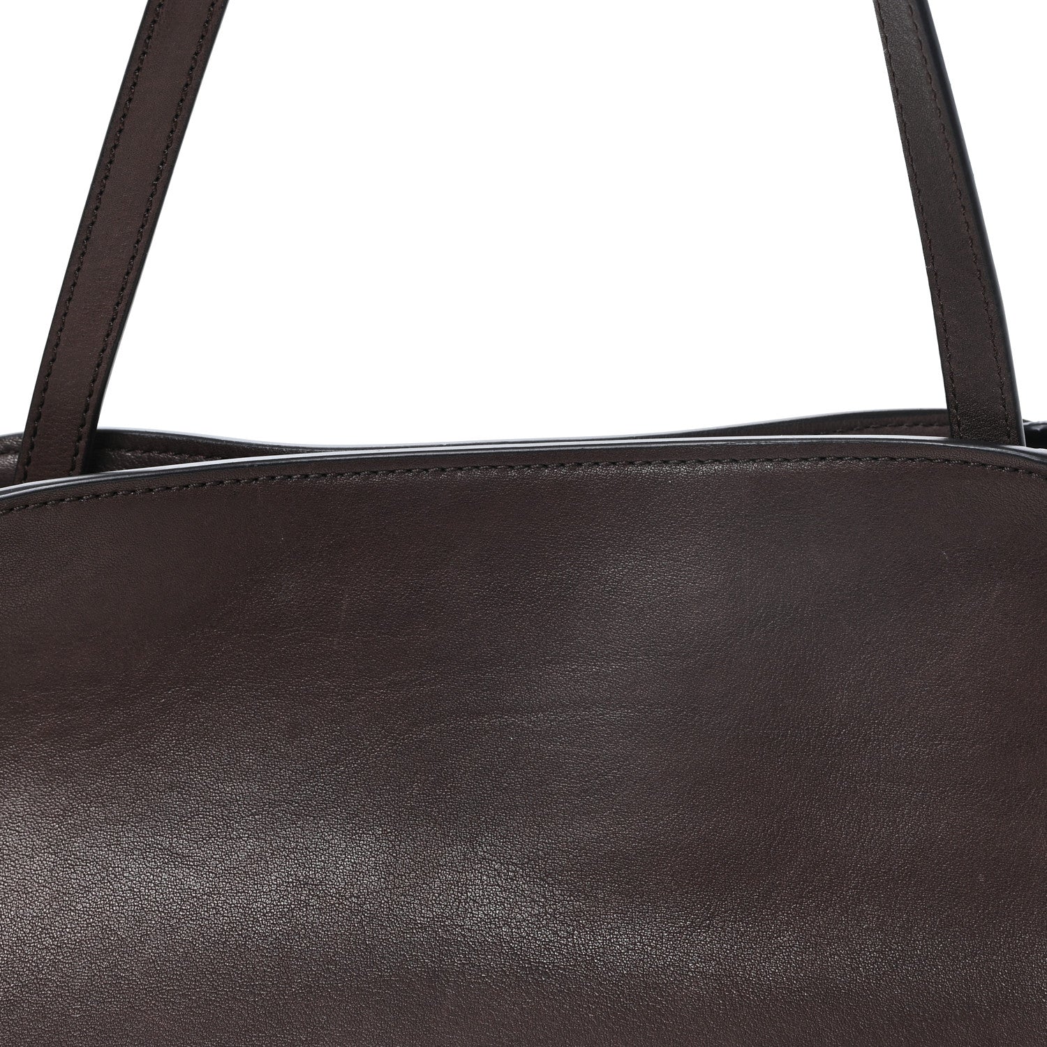 The Row Smooth Calfskin Peggy Bag Chestnut 7 of 9