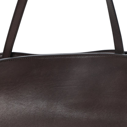 The Row Smooth Calfskin Peggy Bag Chestnut 7 of 9