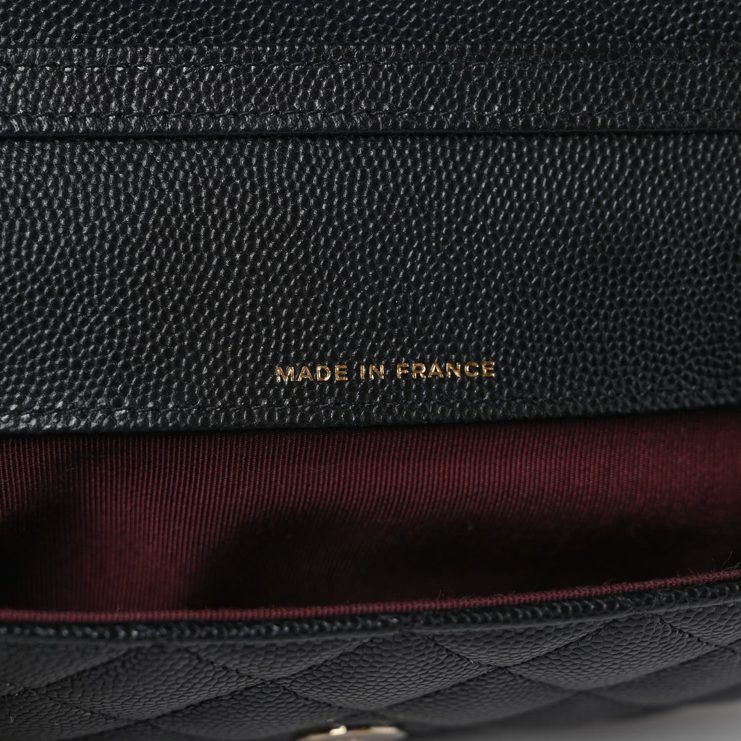 Chanel Caviar Quilted Glasses Case With Chain Black 7 of 11