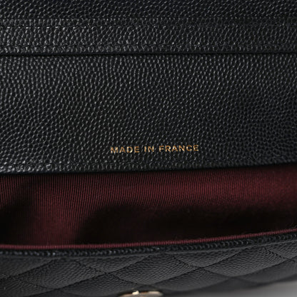 Chanel Caviar Quilted Glasses Case With Chain Black 7 of 11