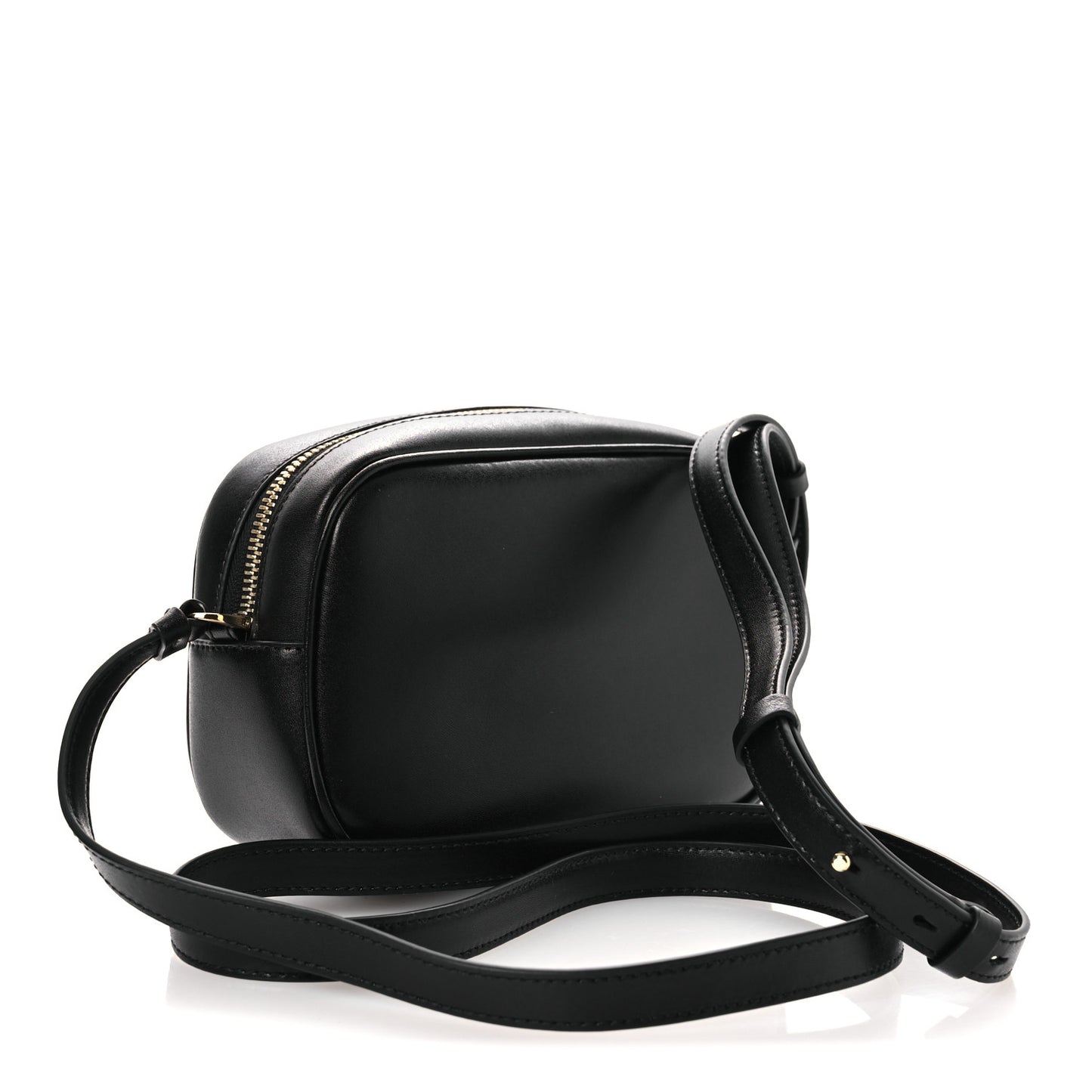Smooth Calfskin Vara Bow Camera Bag Black