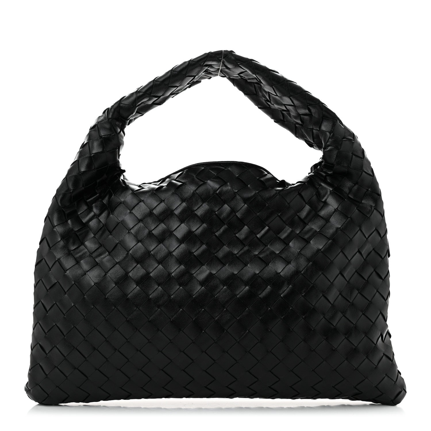 Bottega Veneta Calfskin Intrecciato Small Hop Black 1 of 10