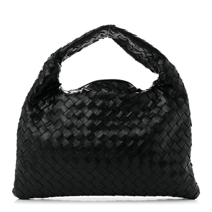 Bottega Veneta Calfskin Intrecciato Small Hop Black 1 of 10