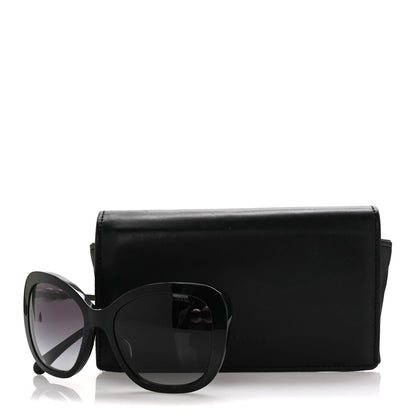 Chanel Acetate Polarized Butterfly Winter Pearl Sunglasses 5339-H-A Black 8 of 8