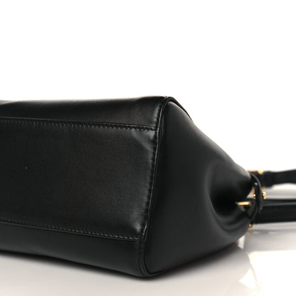 Fendi Nappa Mini Peekaboo Iconic Satchel Black 9 of 9