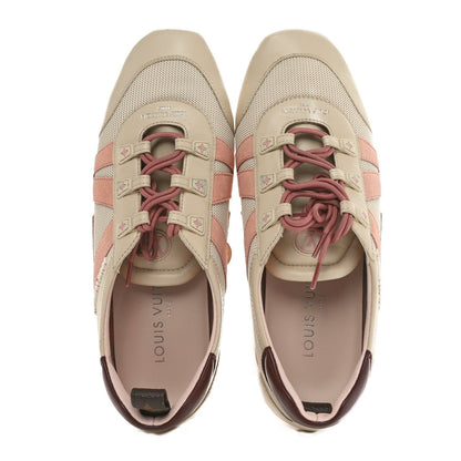 Louis Vuitton Suede Calfskin LV Sneakerina 39 Pink 2 of 7