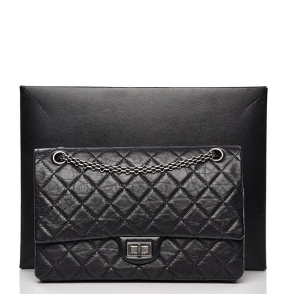 Chanel Aged Calfskin Quilted 2.55 Reissue 226 Flap Black 8 of 9