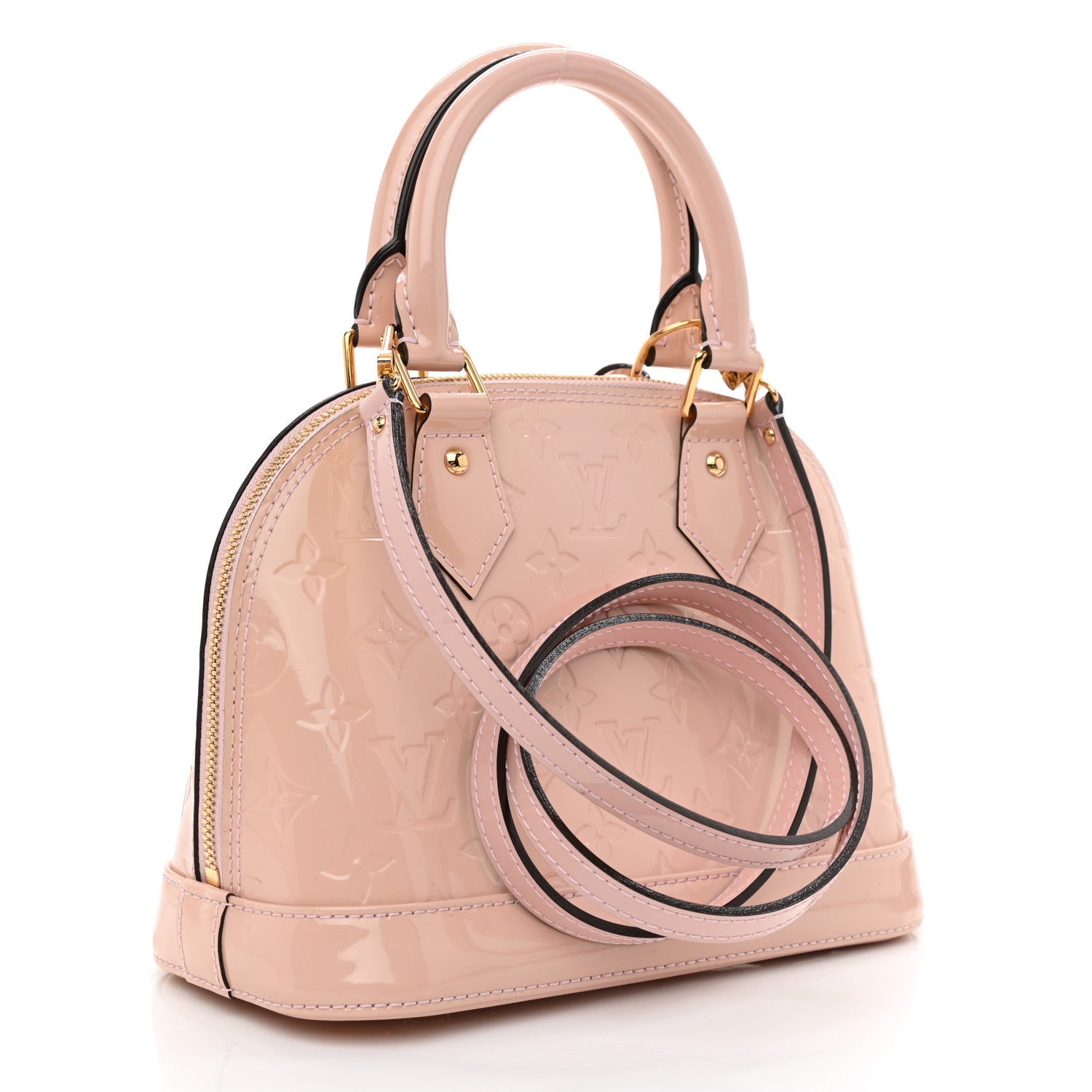 Louis Vuitton Vernis Alma BB Rose Ballerine 2 of 7