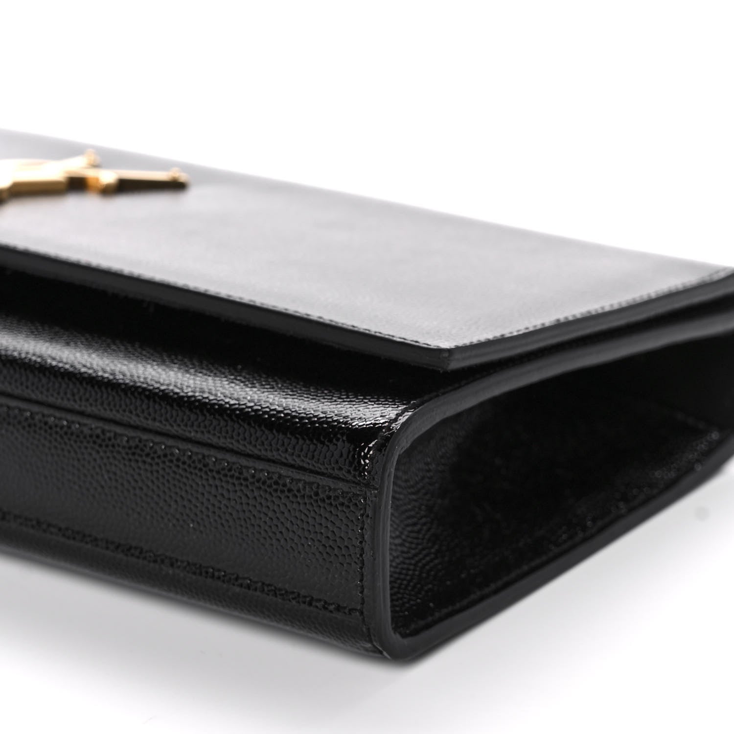 Saint Laurent Grain De Poudre Monogram Cassandre Clutch Black 9 of 9