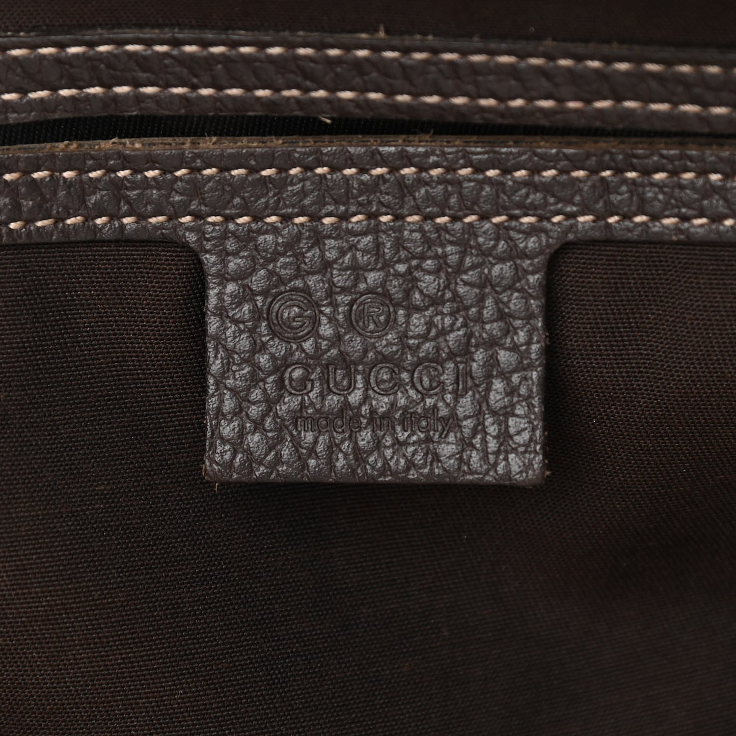 Crystal Monogram Medium Joy Boston Dark Brown