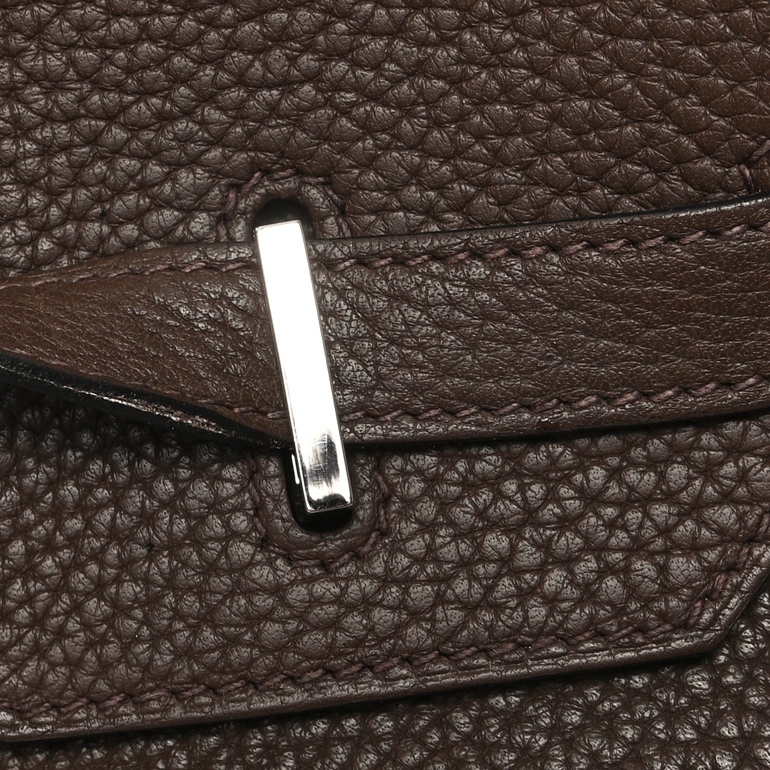 Hermes Taurillon Clemence Birkin 35 Cafe 12 of 12