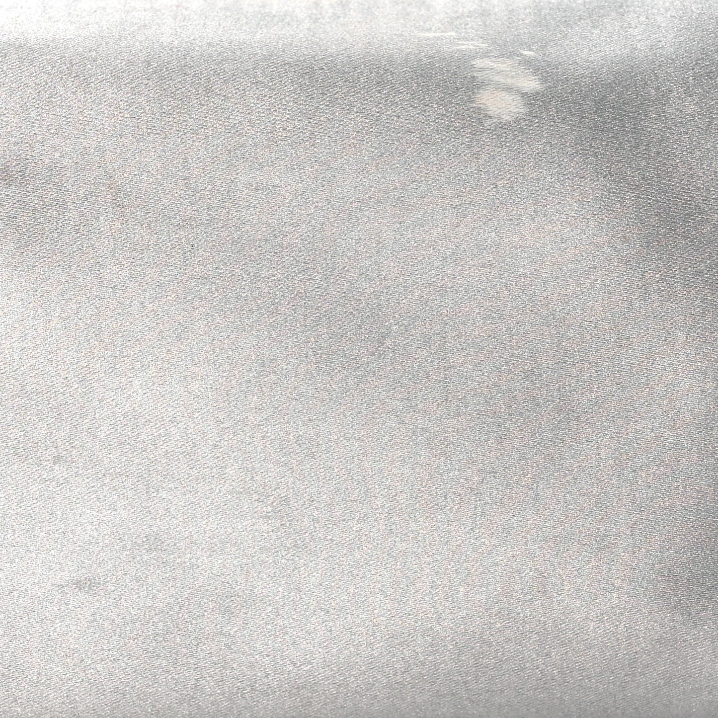 Satin Crystal Heiress Pouch Silver