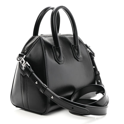 Givenchy Shiny Lord Calfskin Mini Antigona Black 2 of 8
