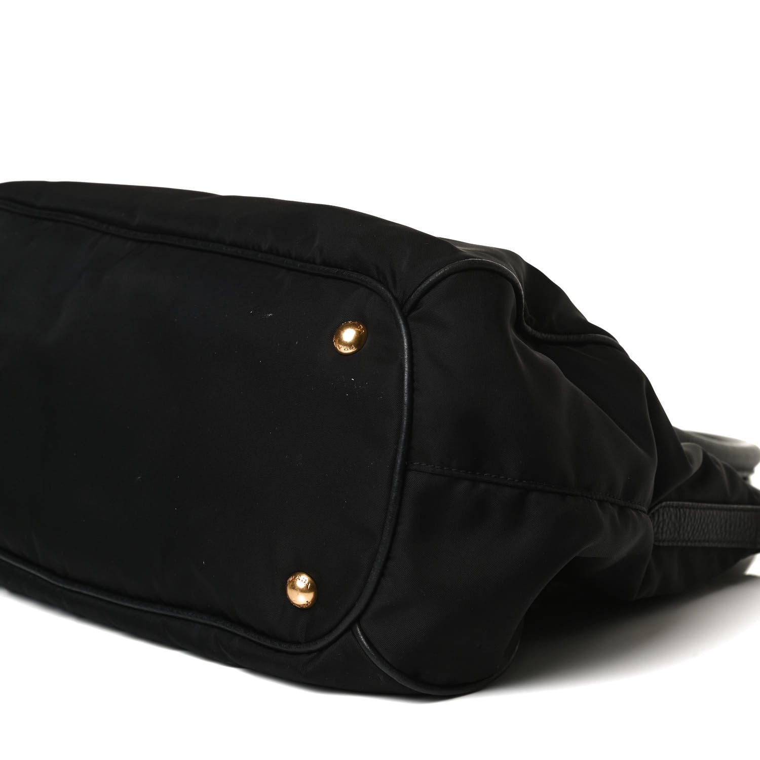 Prada Tessuto Nylon Cervo Shoulder Bag Black 9 of 18