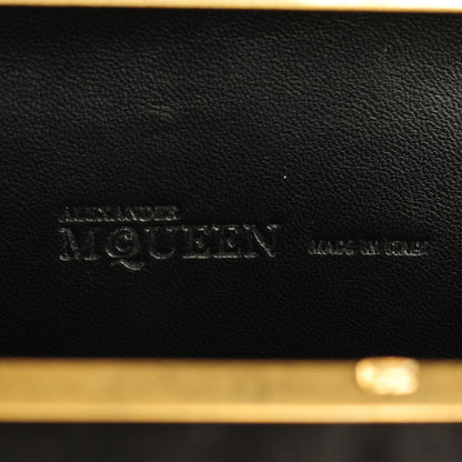 Alexander McQueen Embroidered Unicorn Knuckle Duster Box Clutch Multicolor 7 of 8