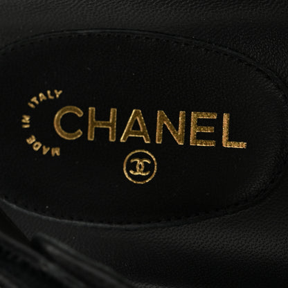 Chanel Grained Calfskin Velcro Dad Sandals 39.5 Black 7 of 18
