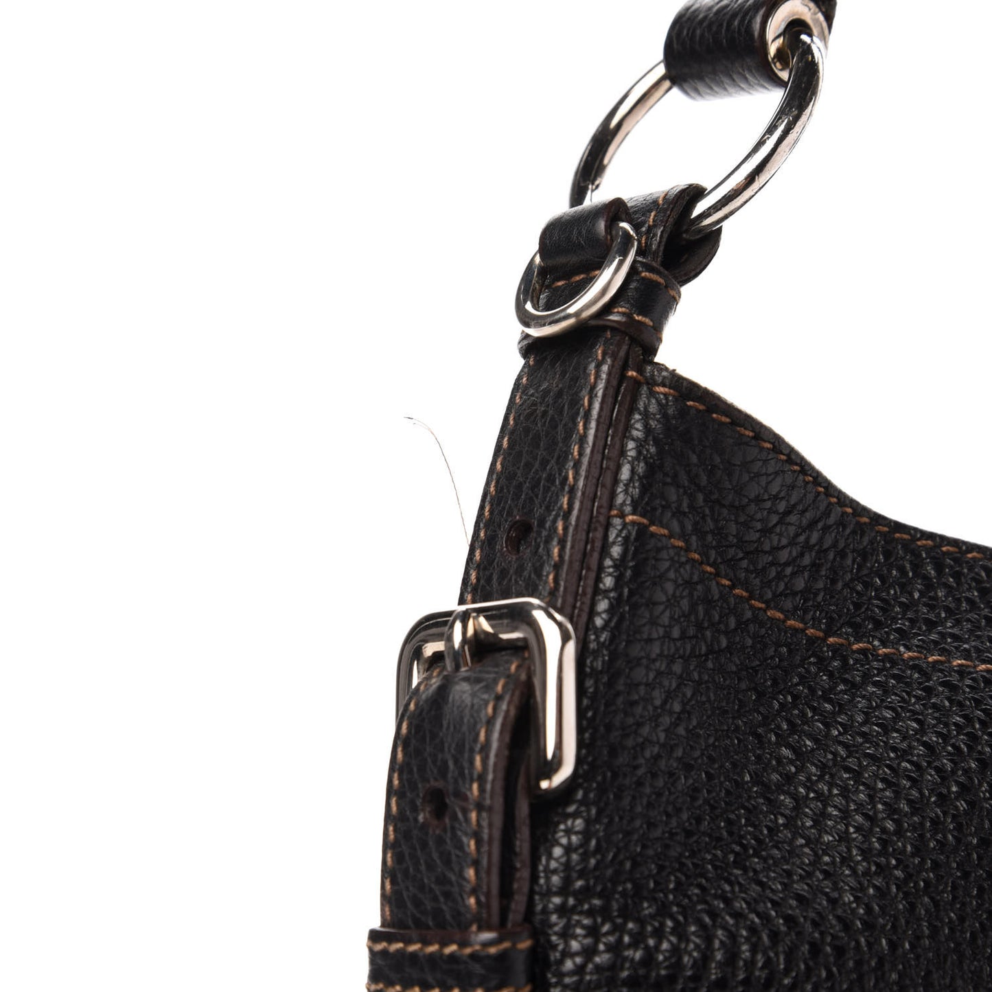 Vitello Daino Hobo Black
