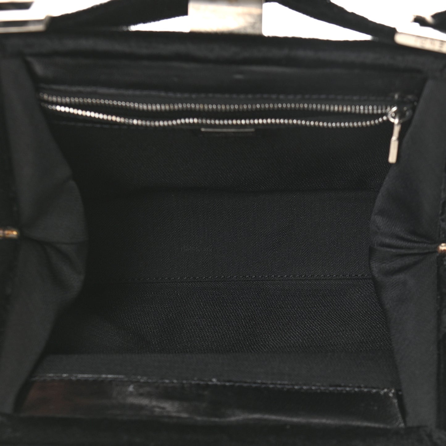 Velvet Shoulder Bag Black