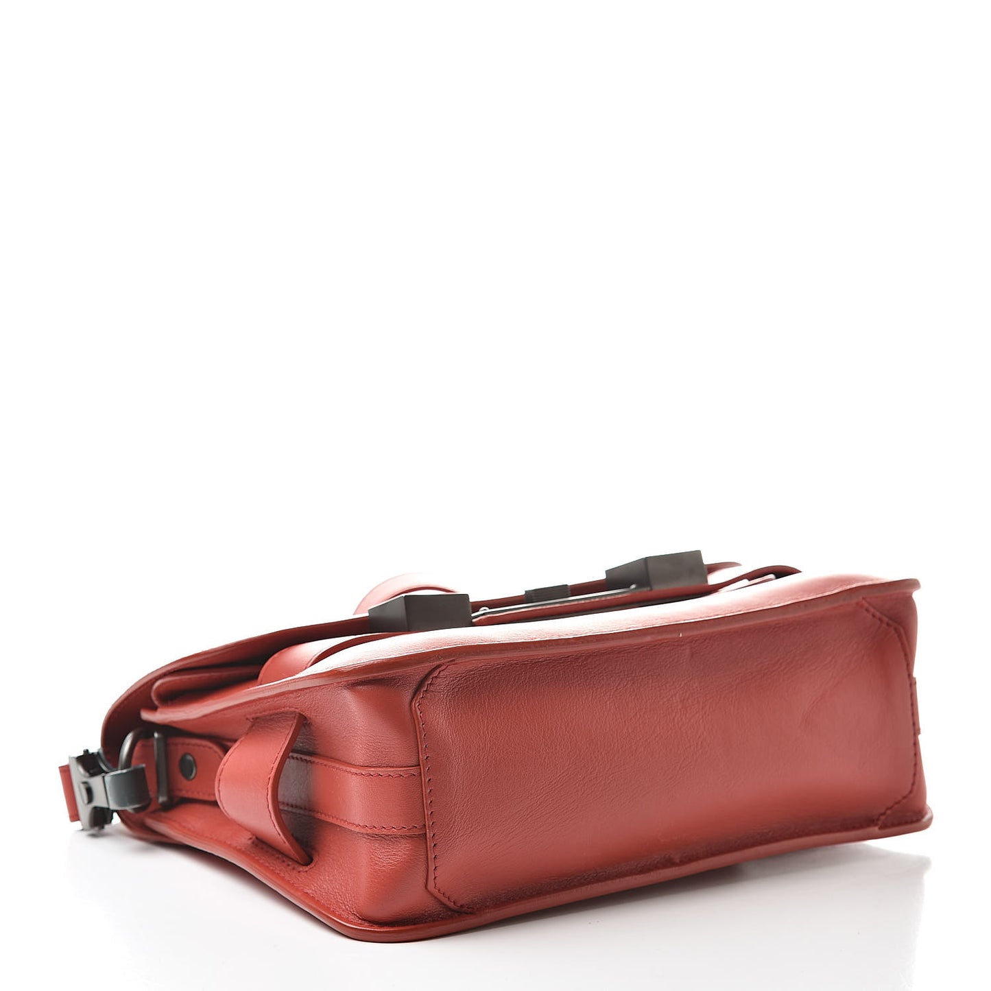 Calfskin Mini PS11 Classic Shoulder Bag Red