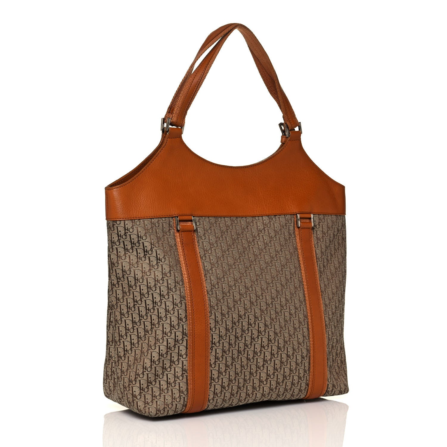 Christian Dior Monogram Tote Tan 3 of 15