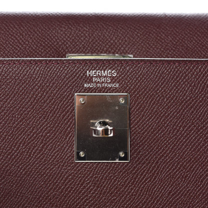 Hermes Epsom Kelly Sellier 32 Bordeaux 28 of 37
