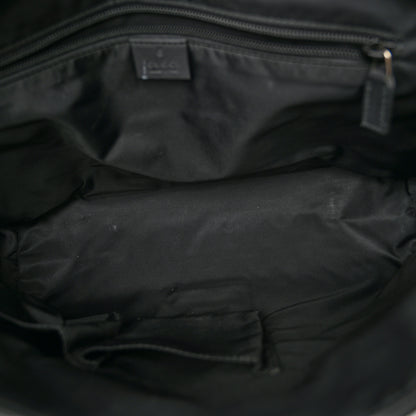 Gucci Rubber Guccissima Medium Messenger Bag Black 5 of 10