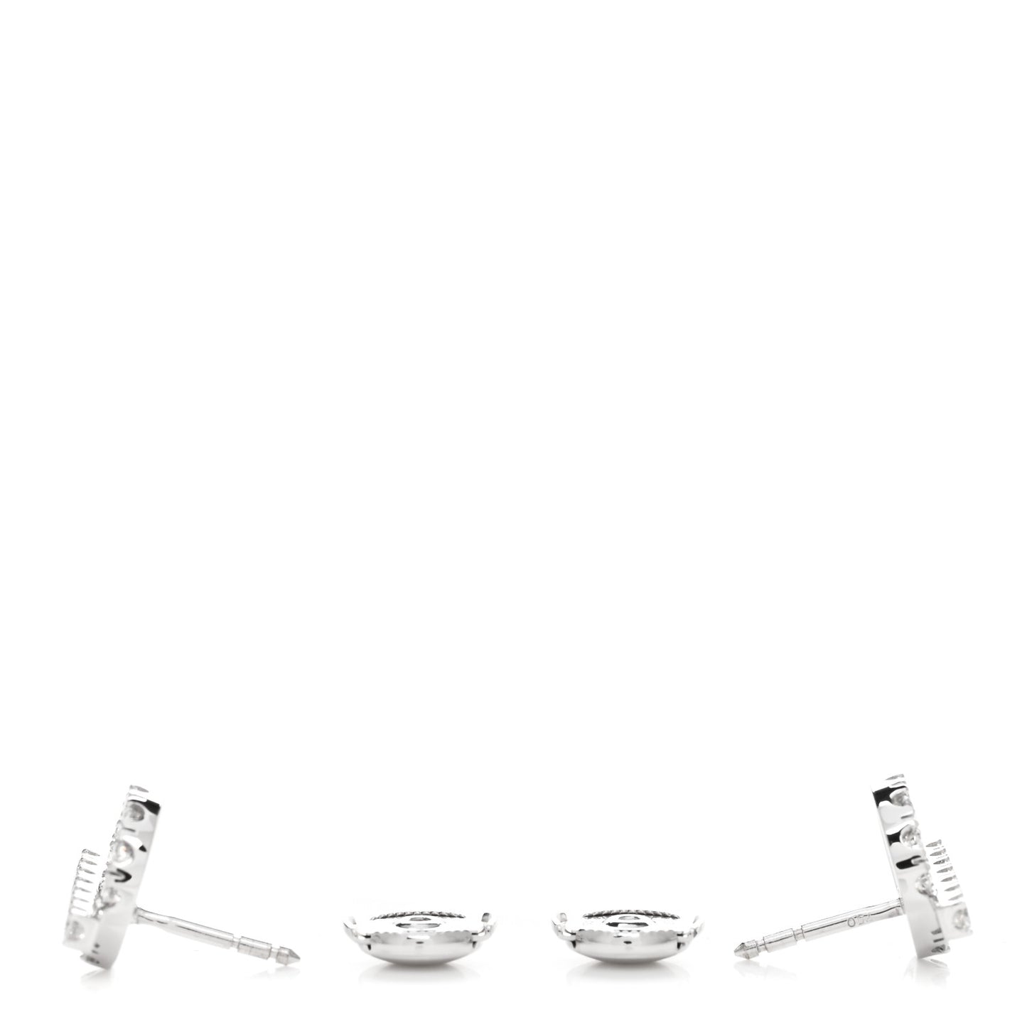 18K White Gold Diamond Finesse Earrings