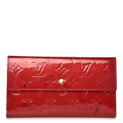 Louis Vuitton Vernis Porte Tresor International Wallet Pomme D'Amour 1 of 12