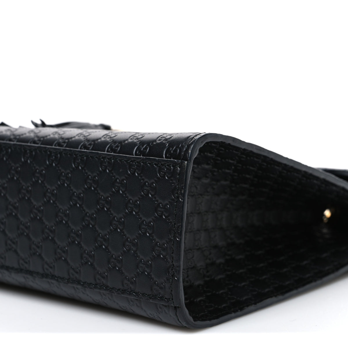 Gucci Microguccissima Medium Emily Chain Shoulder Bag Black 10 of 10