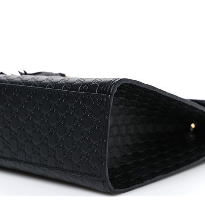 Gucci Microguccissima Medium Emily Chain Shoulder Bag Black 10 of 10