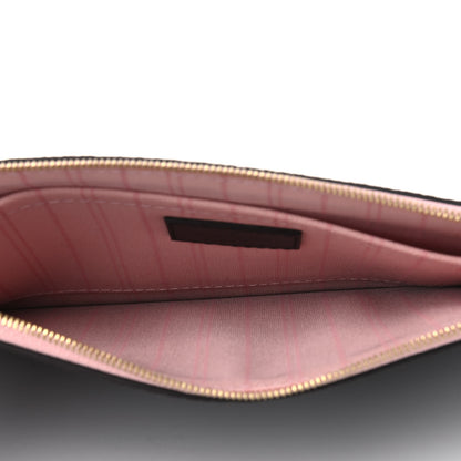 Louis Vuitton Damier Ebene Neverfull MM GM Pochette Rose Ballerine 4 of 4