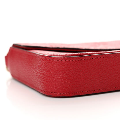 Louis Vuitton Empreinte Pochette Felicie Chain Wallet Cherry 9 of 13