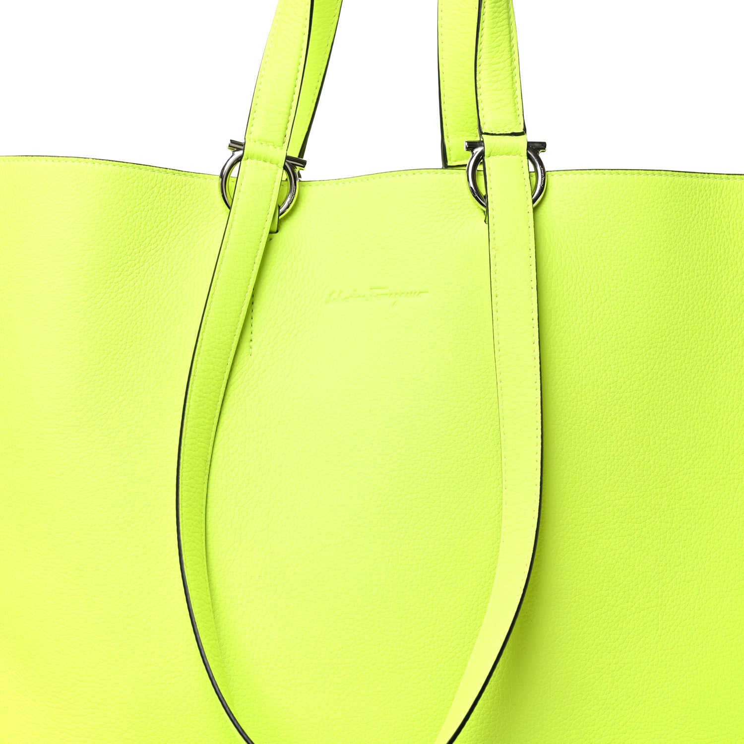 Salvatore Ferragamo Calfskin Gancini Anchor Tote Tennis 8 of 10