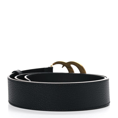 Gucci Textured Calfskin Double G 40mm Belt 95 38 Black 2 of 6