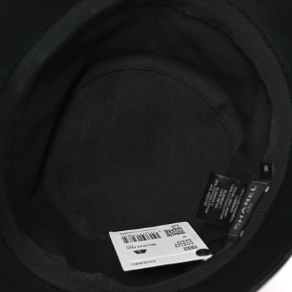 Chanel Lambskin CC Bucket Hat M Black 7 of 9