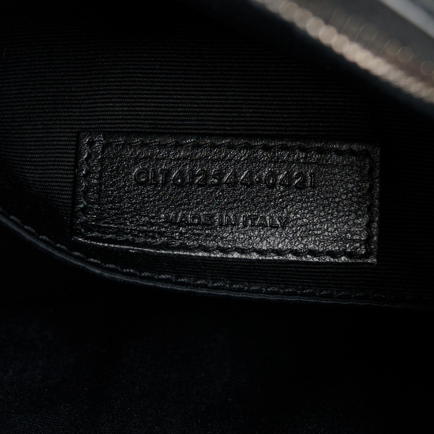 Saint Laurent Calfskin Matelasse Monogram Lou Camera Bag Black 7 of 10