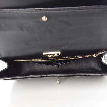 Chanel Alligator Jumbo Double Flap Black 5 of 11