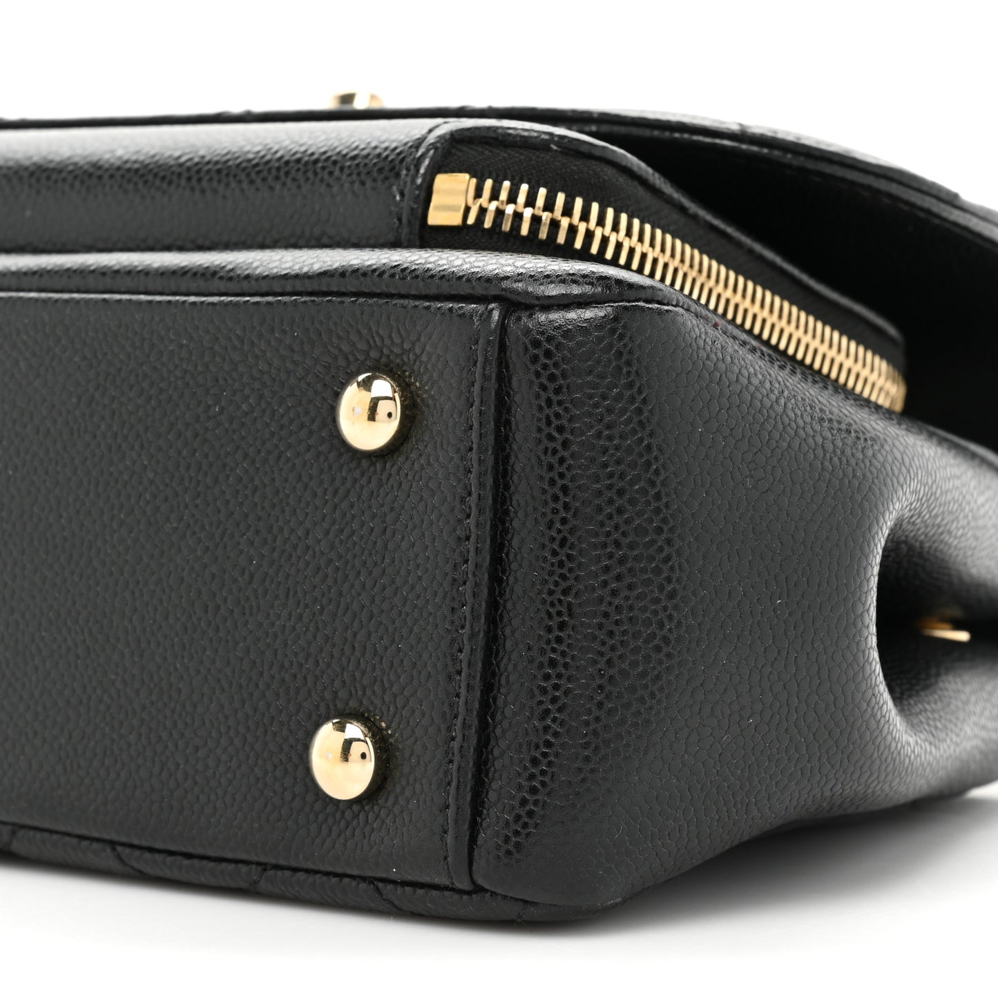 Caviar Quilted Small Business Affinity Flap Black