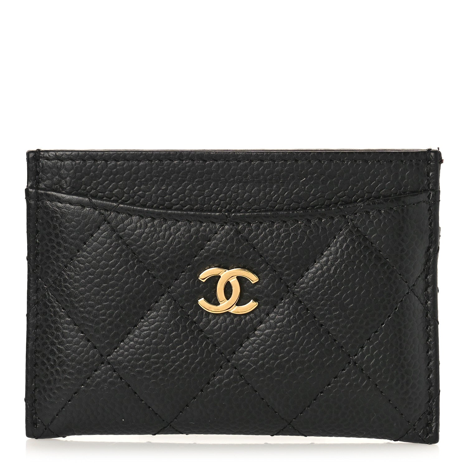 Chanel Caviar Quilted Card Holder Black 1 of 10