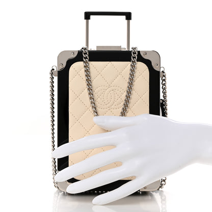 Chanel Plexiglass Lambskin Evening In The Air Mini Trolley Minaudiere Clutch 2 of 8
