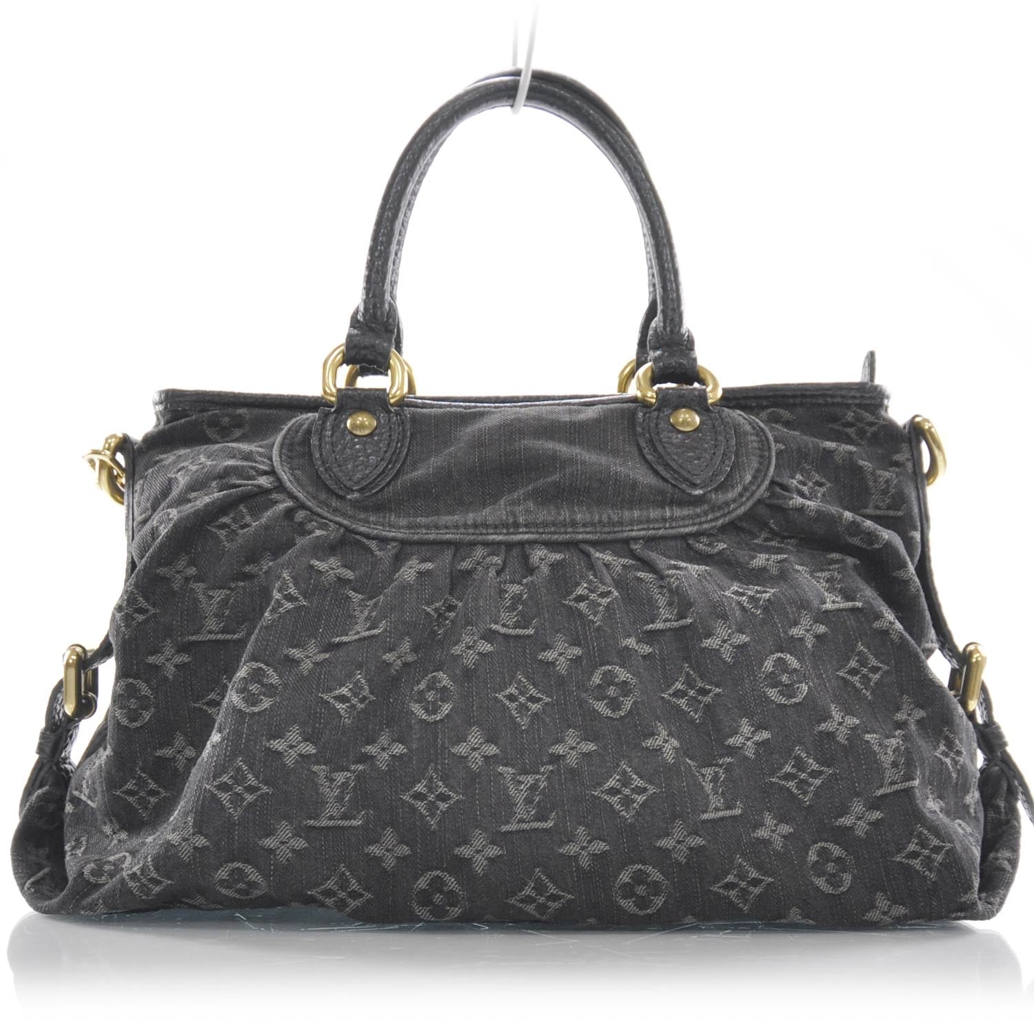 Louis Vuitton Denim Neo Cabby MM Black 1 of 8