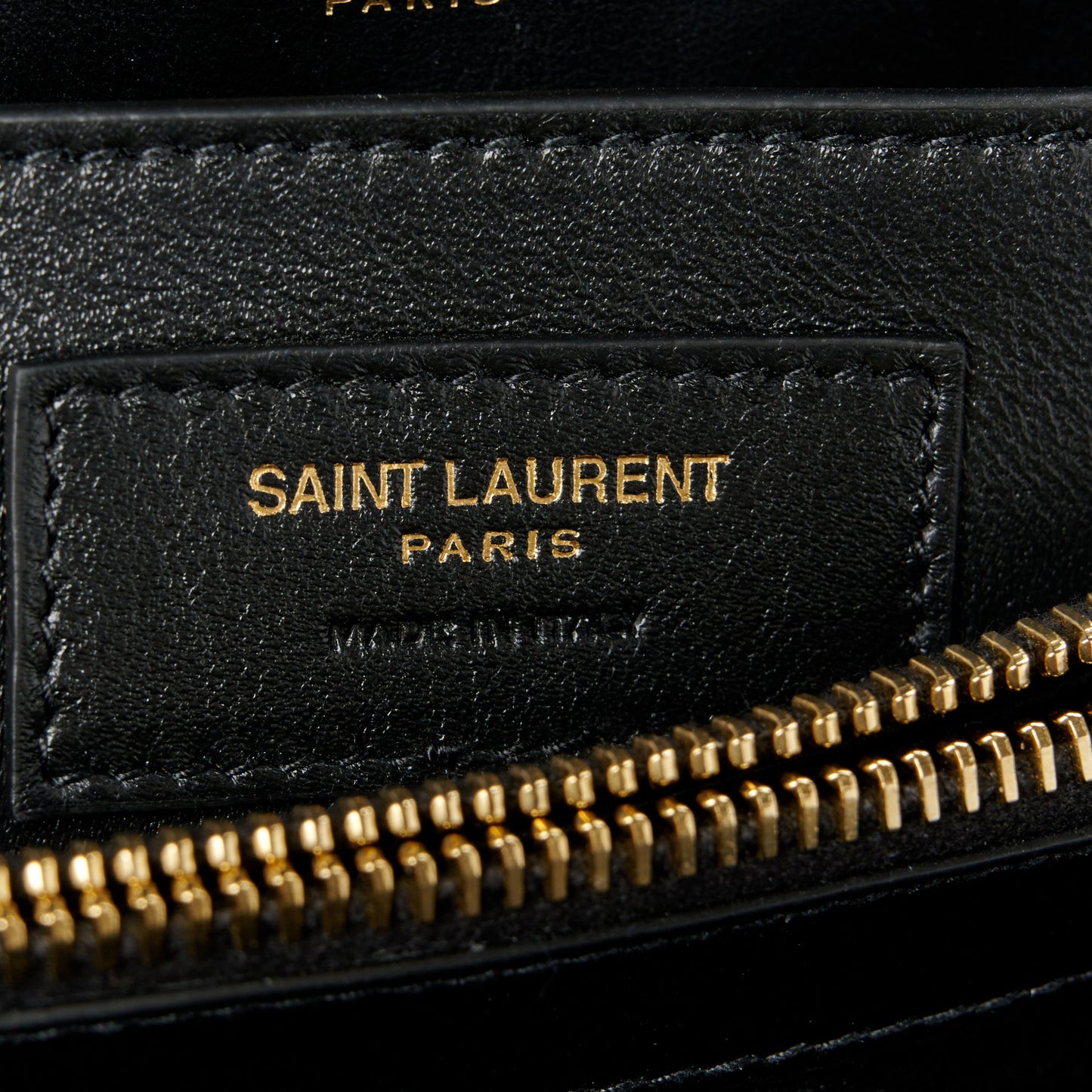 Calfskin Y Quilted Monogram Small Loulou Chain Satchel Black